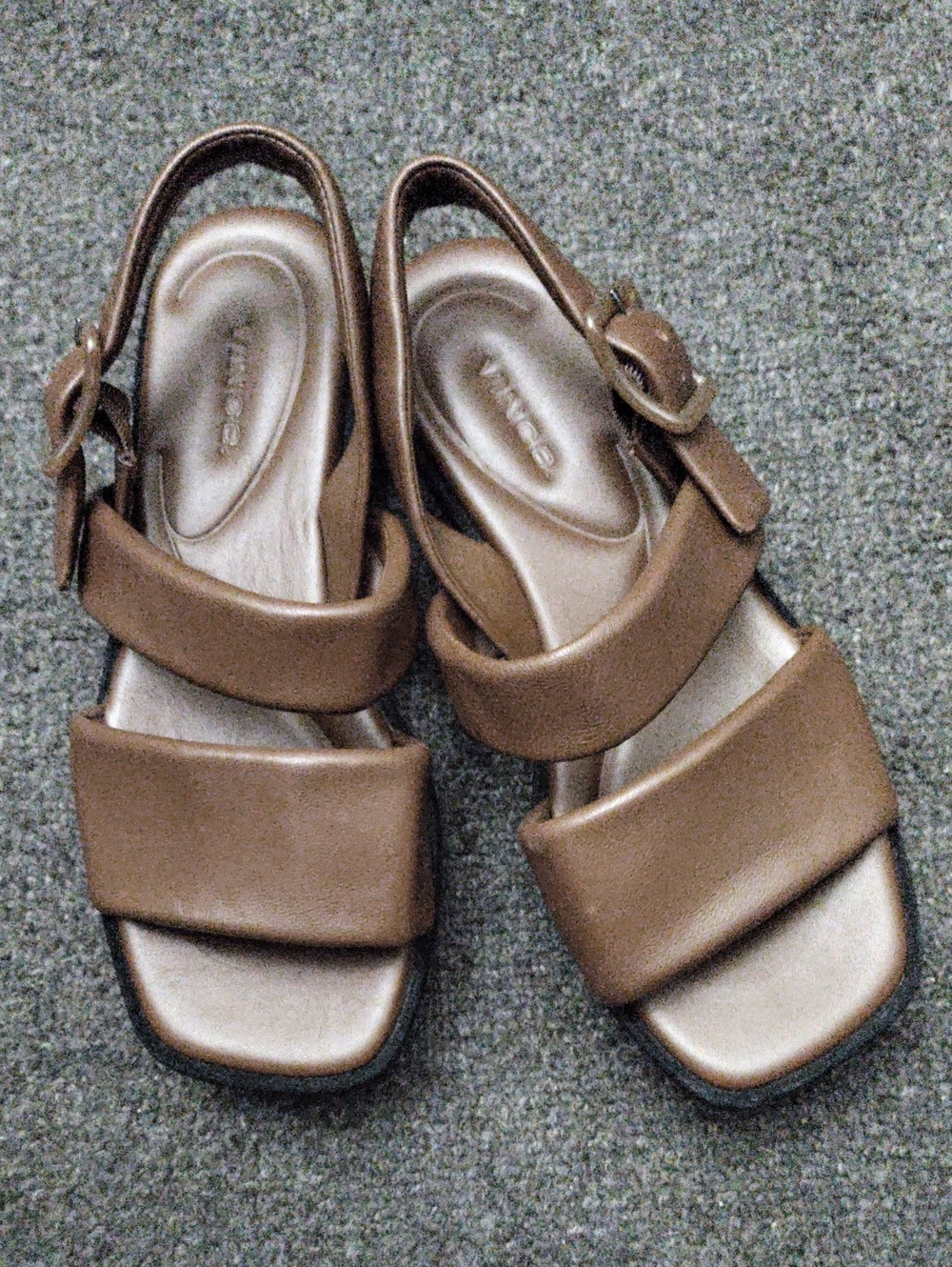 Vince "Bowie" Square Toe Platform Sandals